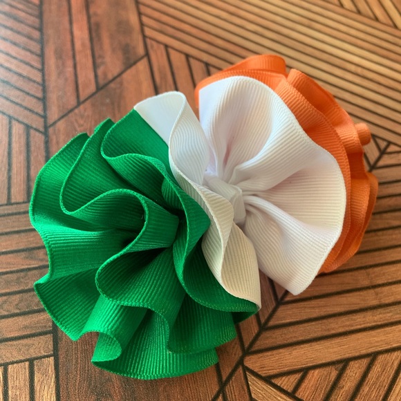 COPY - Flag of Ireland Hair Bow - Irish Pride Gifts - Picture 8 of 10